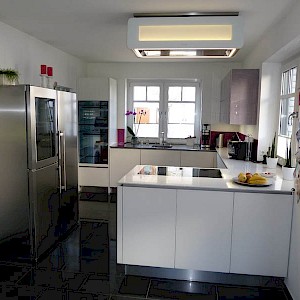 Alno Küche grifflos mit Quarzkomposit in Münster Gievenbeck