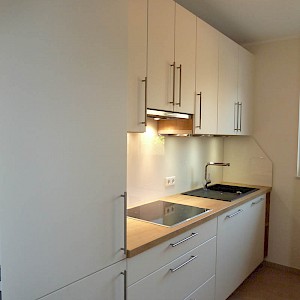 Nolte Küche in Nienberge mit abeschrägter Nische am Zeilenende