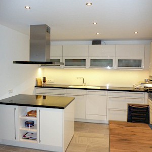 Extra hohe Nobilia Küche in Münster mit Granit